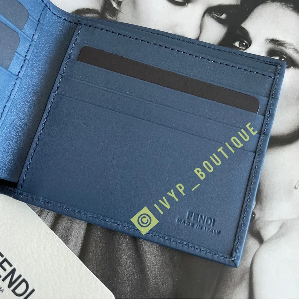 FENDI FF Vetrificato Print Billfold Men’s Wallet